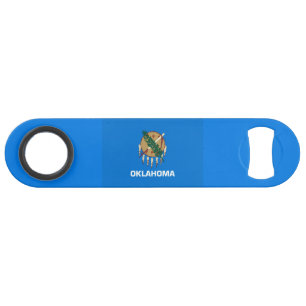 Oklahoma State Flag Design Speed Bottle Opener