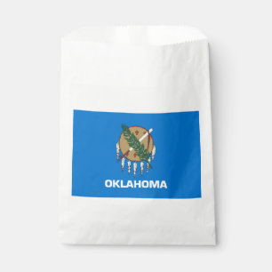Oklahoma State Flag Favour Bag