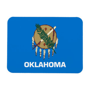 Oklahoma State Flag Magnet