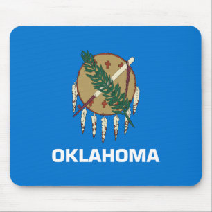 Oklahoma State Flag Mouse Pad