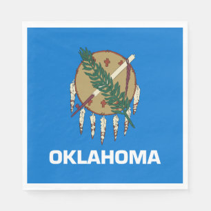 Oklahoma State Flag Napkin