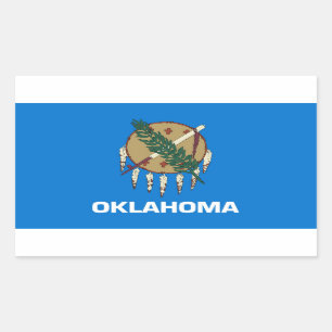 Oklahoma State flag Sticker