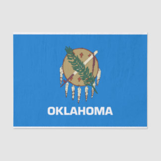 Oklahoma State Flag Tissue Paper