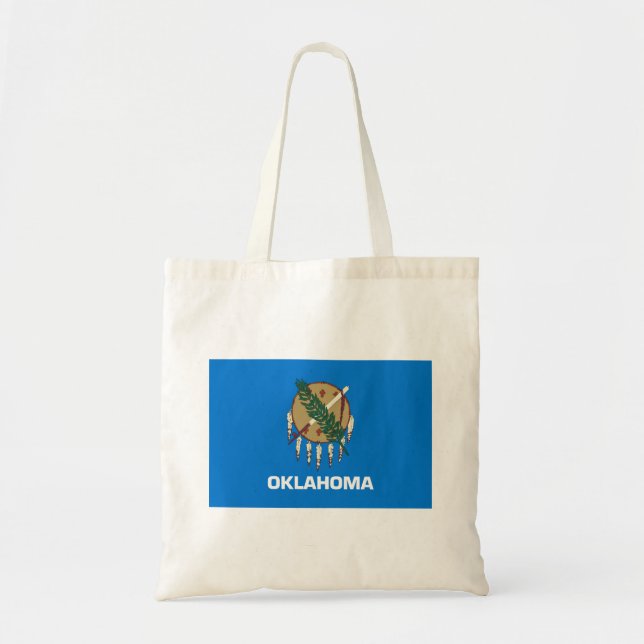 Oklahoma State Flag Tote Bag (Front)