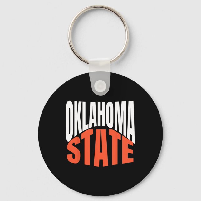 Oklahoma State  Keychain (Front)