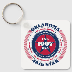 Oklahoma State Keychain