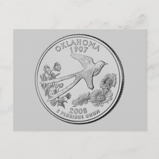 Oklahoma State Quarter Postcard