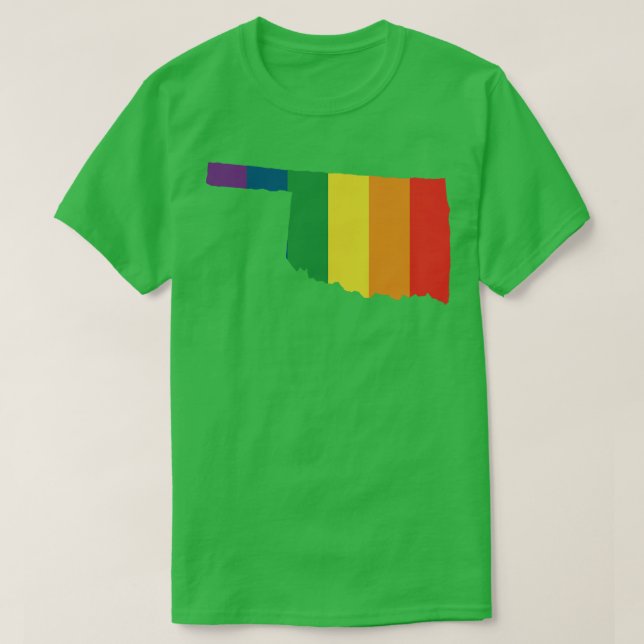 Oklahoma State Rainbow T-Shirt (Design Front)