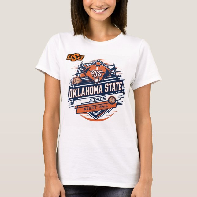 Oklahoma state women's basketball  t shirt  (Front)