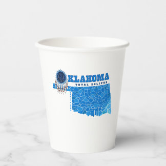 Oklahoma Total Eclipse Paper Cups
