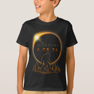 Oklahoma Total Solar Eclipse 2024 Bigfoot Solar Ec T-Shirt