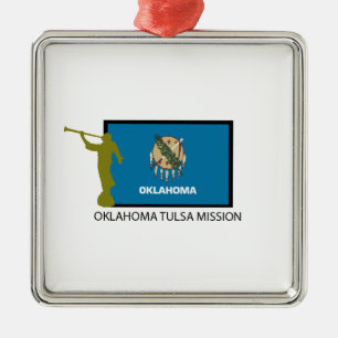 OKLAHOMA TULSA MISSION LDS CTR METAL ORNAMENT
