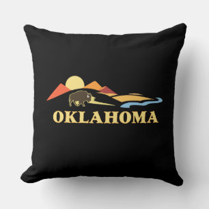 Oklahoma United States of America Throw Pillow