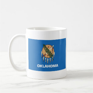Oklahoman Flag + Map Mug