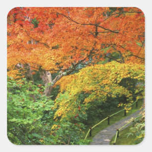 Okochi Sanso, Arashiyama, Kyoto, Japan 2 Square Sticker