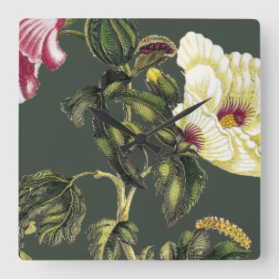 Okra Square Wall Clock