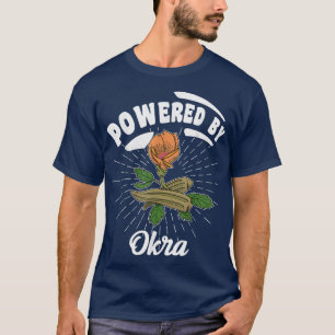 Okra Vegetable Marshmallow Vegan Vegetarian Vegeta T-Shirt