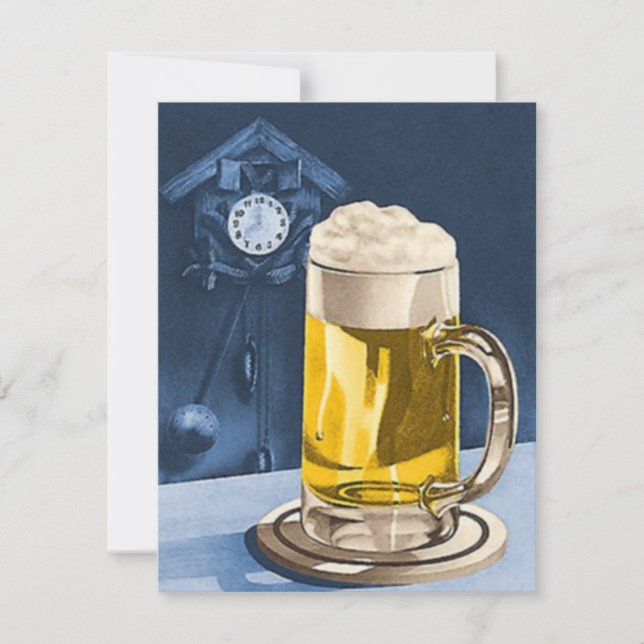 OKT OCTOBERFEST CUCKOO HORLOGE BIÈRE INVITATION (Devant)