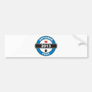 Oktoberfest 2013 bumper sticker