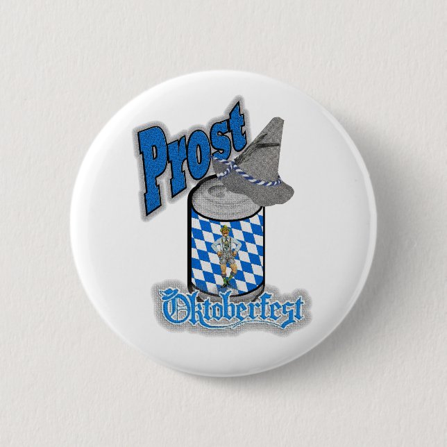 oktoberfest 2 inch round button (Front)
