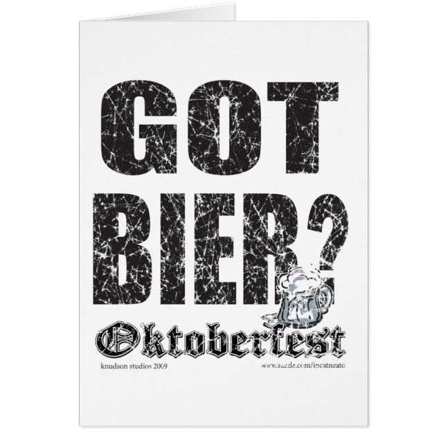 Oktoberfest a eu Bier ? (Devant)