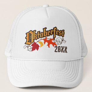 Oktoberfest Autumn Leaves Trucker Hat