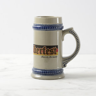 Oktoberfest Banner Design Beer Stein