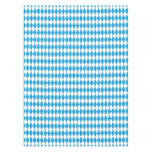 Oktoberfest Bavarian Blue and White Medium Pattern Tablecloth