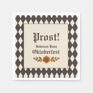 Oktoberfest Bavarian German Beer Party Napkin