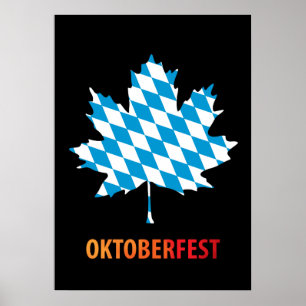 Oktoberfest, Bayern Colours Poster