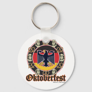 Oktoberfest Beer and Pretzels Keychain