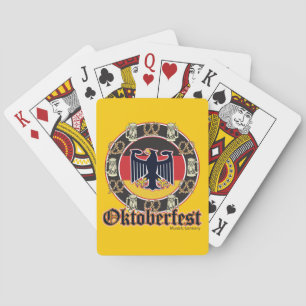 Oktoberfest Beer and Pretzels Playing Cards