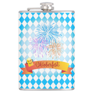 OKTOBERFEST beer festival decoration Hip Flask