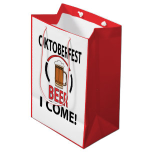 Oktoberfest Beer Festival Funny Oktoberfest Medium Gift Bag