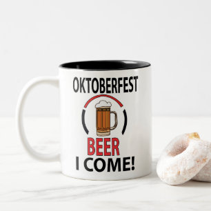 Oktoberfest Beer Festival Funny Two-Tone Coffee Mug