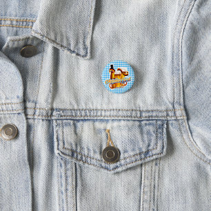 Oktoberfest Beer Festival German Bavarian Colours 1 Inch Round Button