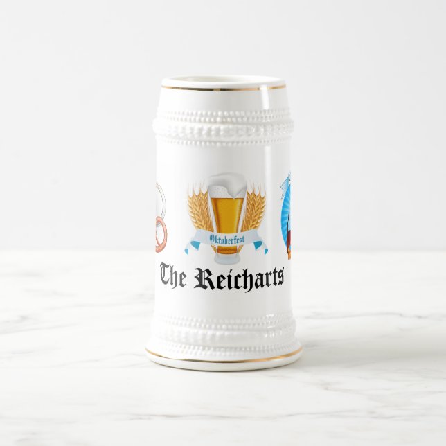 Oktoberfest Beer Stein - Beer Mug (Center)