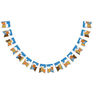 Oktoberfest Beerfest. Beer Collection. Bunting Flags