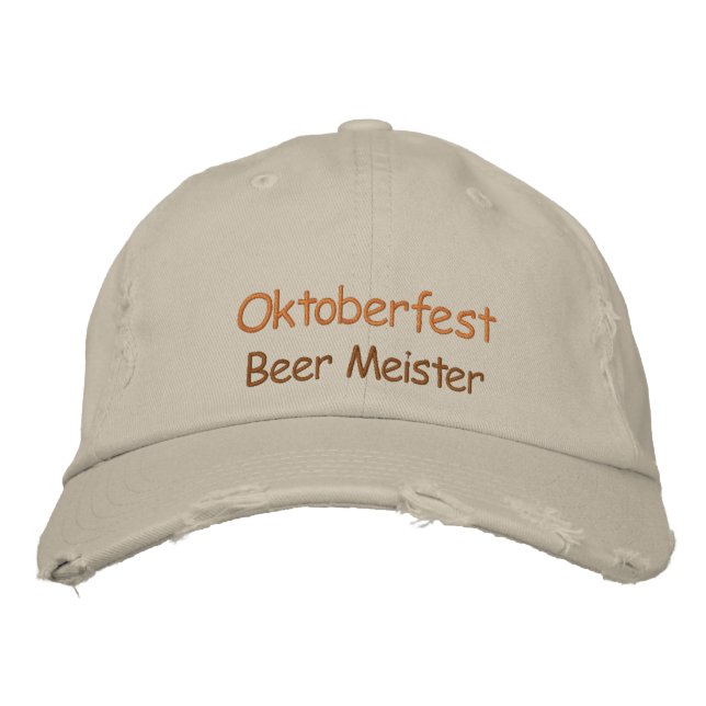 Oktoberfest Bier Meister Casquette (Devant)