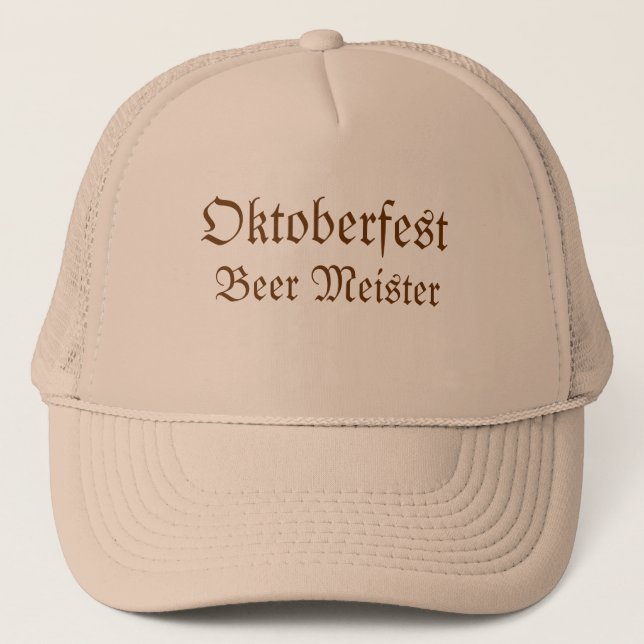 Oktoberfest Bier Meister Casquette (Devant)