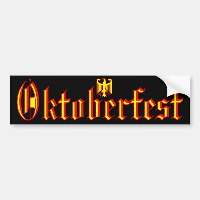 Oktoberfest Bumper Sticker (Front)