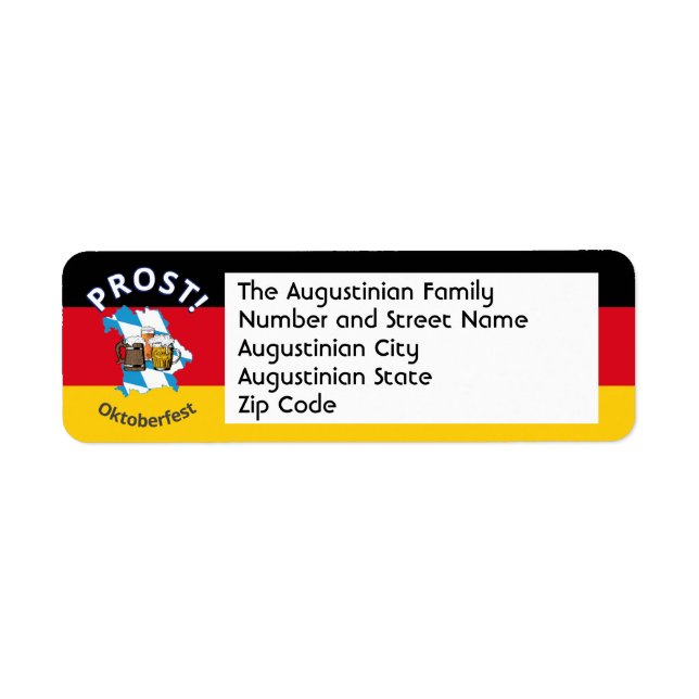 OKTOBERFEST Cartoon Beers Germany Bavaria Return (Front)