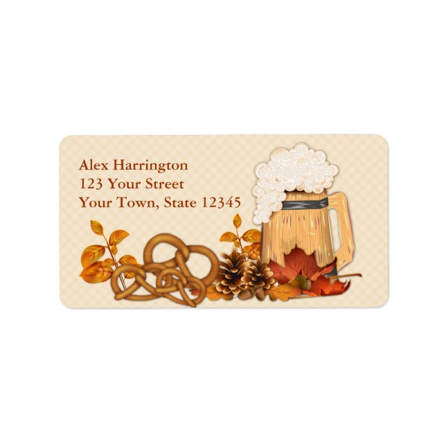 Oktoberfest Celebration Label (Front)