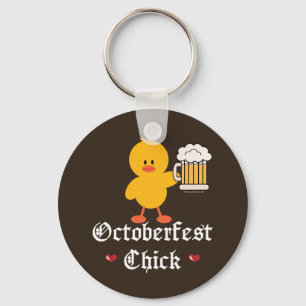 Oktoberfest Chick Keychain