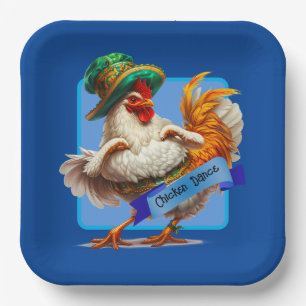 Oktoberfest Chicken Dance Paper Plate