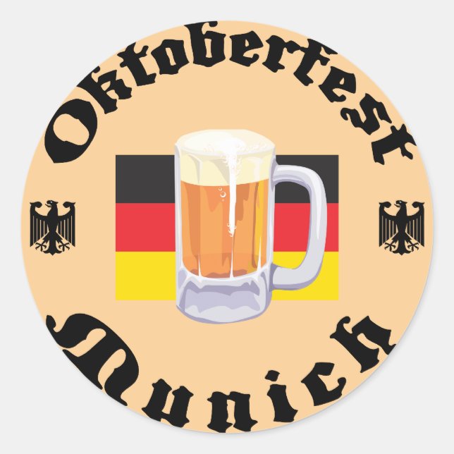Oktoberfest Classic Round Sticker (Front)