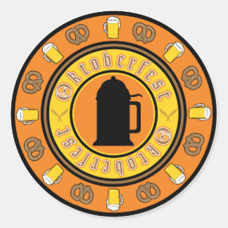 Oktoberfest Classic Round Sticker