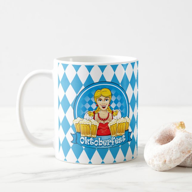 Oktoberfest  coffee mug (With Donut)