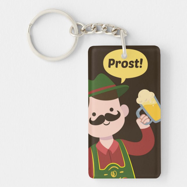 Oktoberfest custom key chain (Front)
