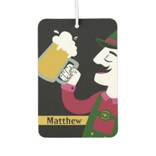 Oktoberfest custom name air freshner freshener
